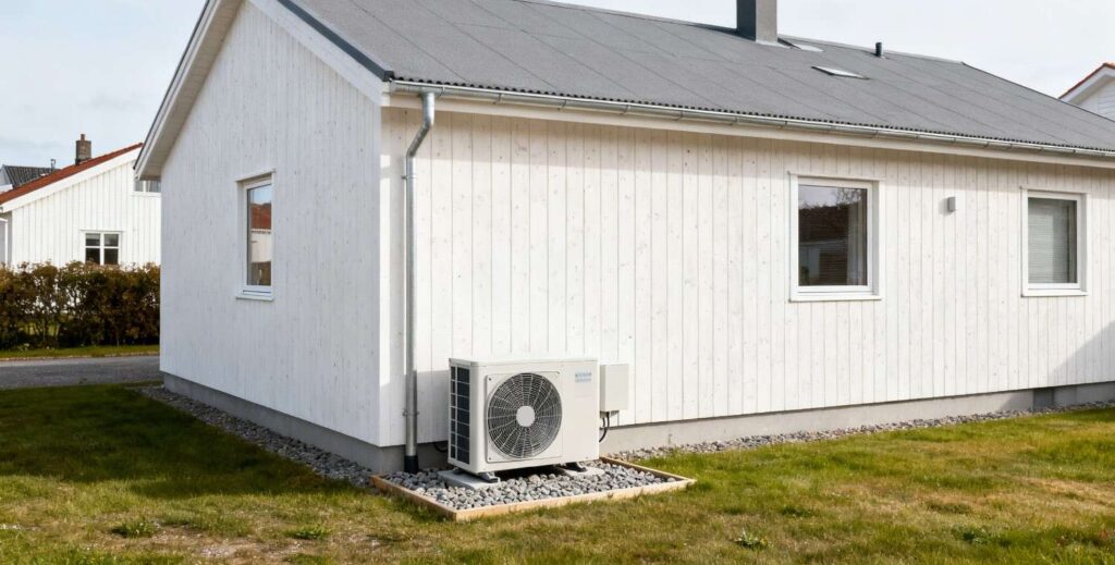 Kan en varmepumpe betale sig i dansk bolig med moderne hus og installeret varmepumpe