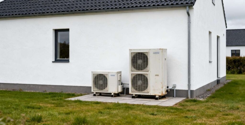 Sammenligning af luft til luft og luft til vand varmepumpe ved dansk hus med fokus på levetid i praksis